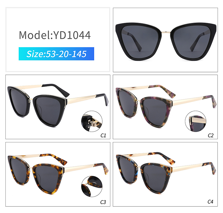 YD1044-trending women sunglasses YD1044-gafas de sol de mujer de tendencia