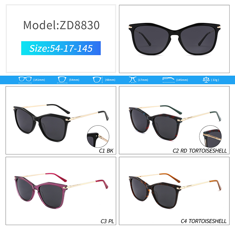 ZD8830-unique wholesale sunglasses ZD8830-gafas de sol al por mayor únicas