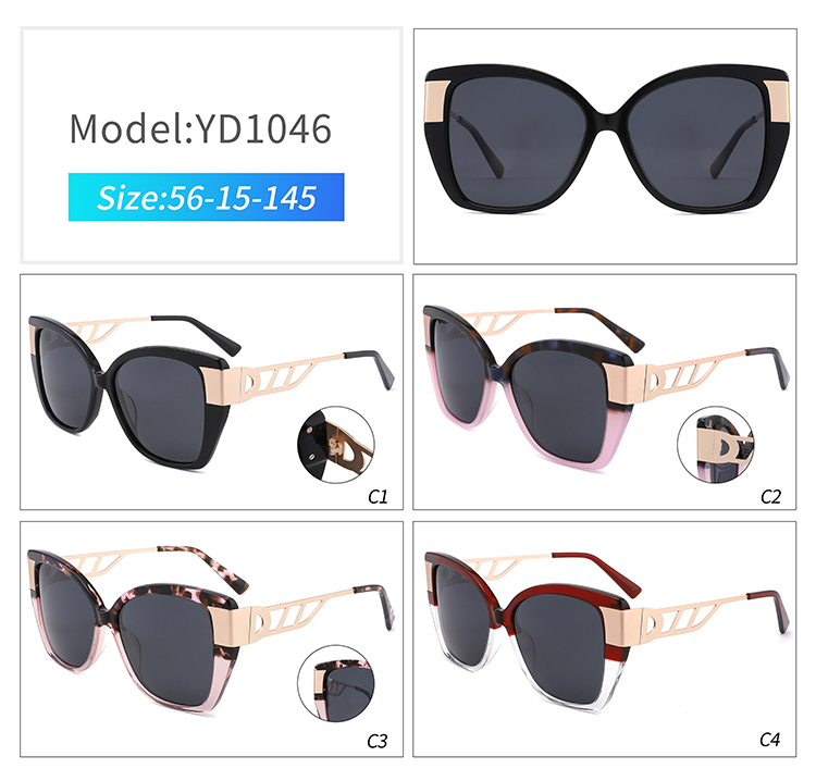YD1046-quality sun glasses Gafas de sol de calidad YD1046
