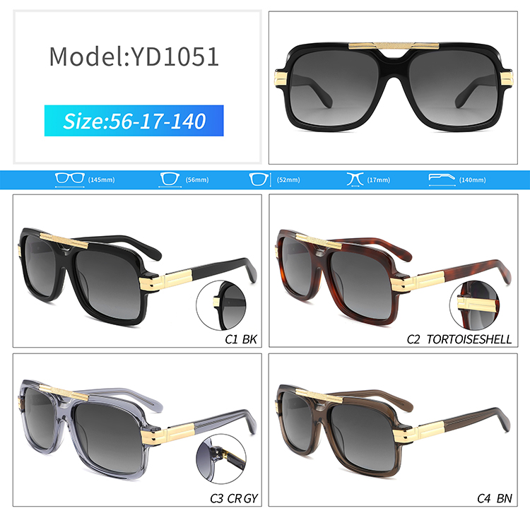 YD1051-2023 unisex sunglasses YD1051-2023 gafas de sol unisex