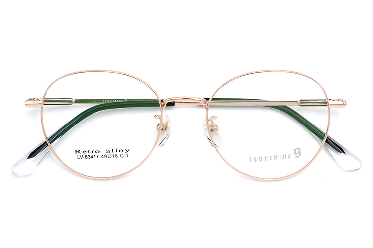 Monturas de ojos redondas - Oro