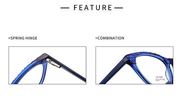 Gafas con montura tipo ojo de gato - Detalles