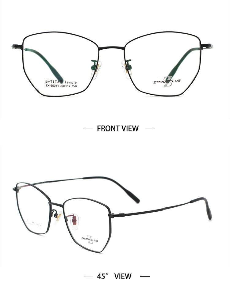 SKU-C6 monturas de gafas personalizadas_negro