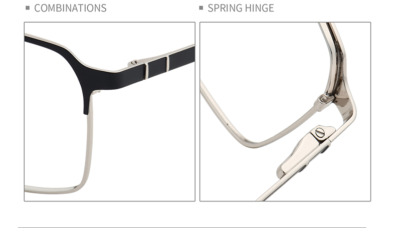 Gafas para hombre con montura fina