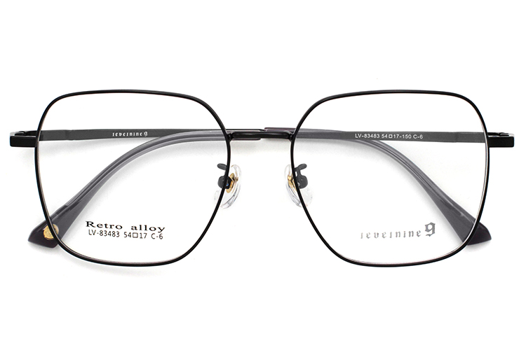 Anteojos de metal - Negro