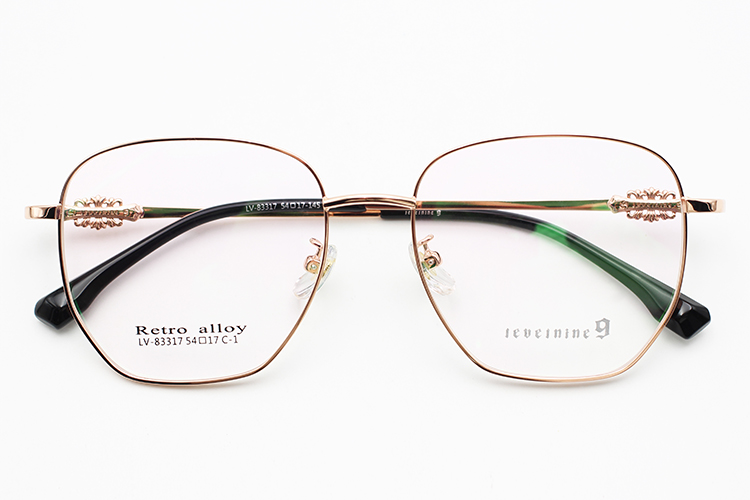 Gafas Hombre Metal - Oro