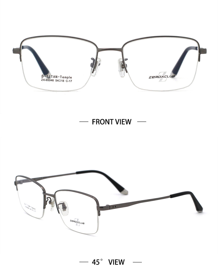 SKU-C17 Gafas de media montura_pistola