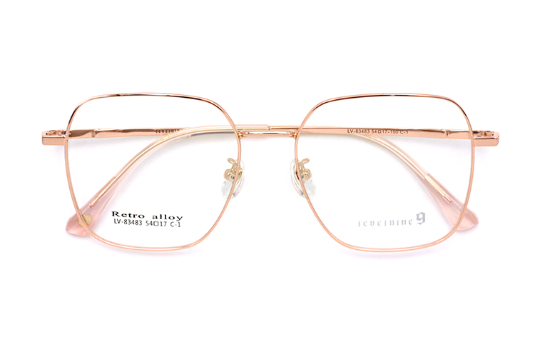 Anteojos de metal - Oro rosa