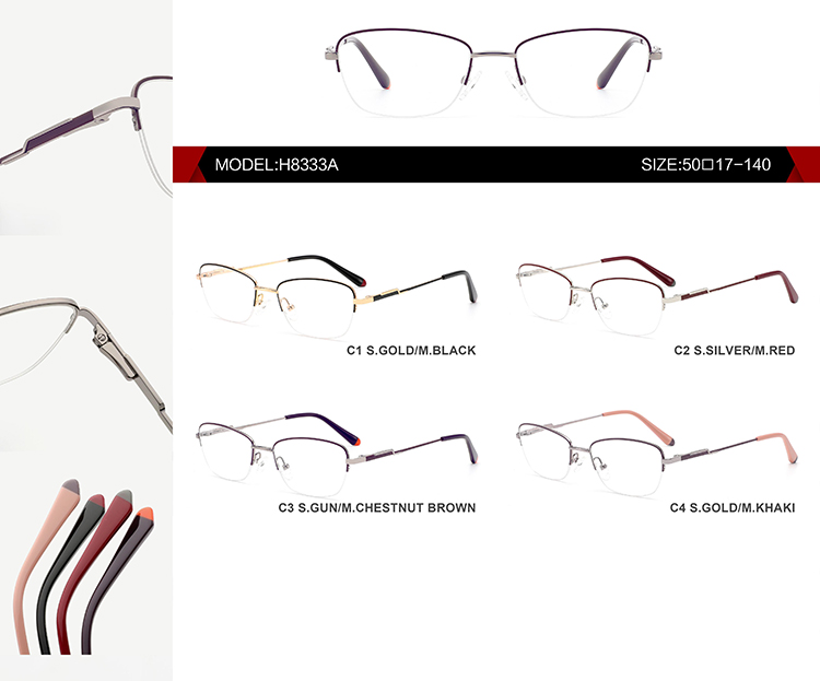 eye glasses frames H8333A monturas de gafas H8333A
