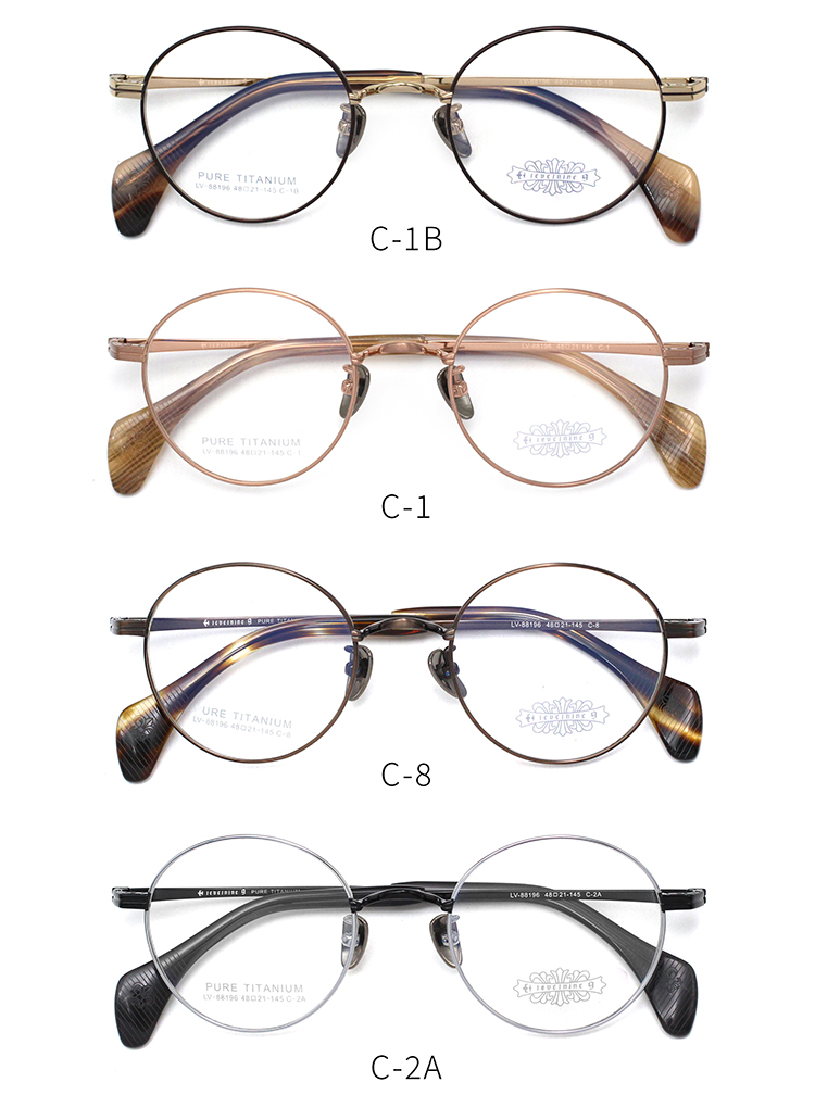 Monturas de gafas de titanio