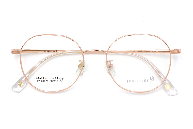 Marcos metálicos ópticos de alta calidad - Dorado