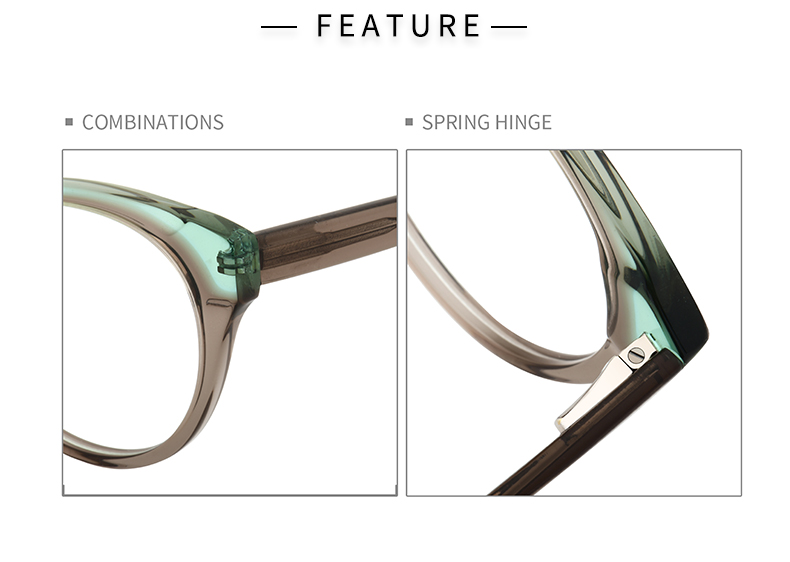 Monturas de gafas de ojo de gato para mujer_característica