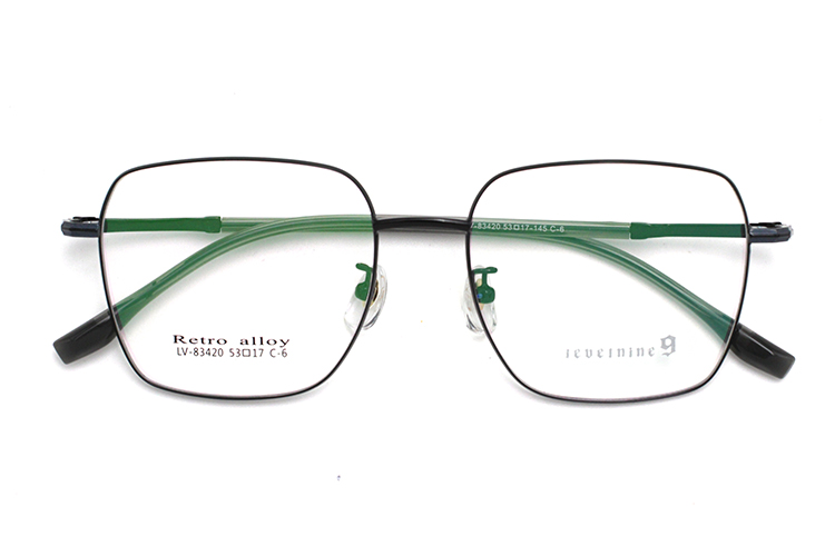 Monturas de gafas grandes -Negro