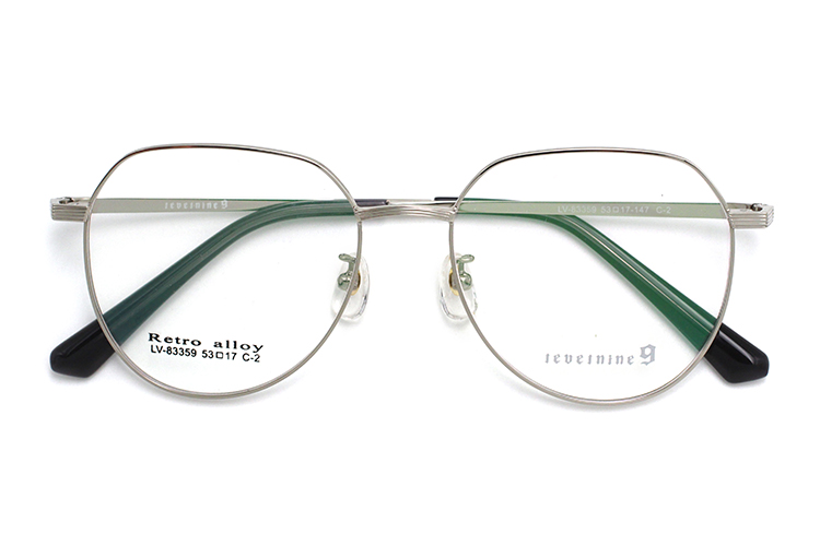 Monturas de gafas de hombre de metal - Pistola