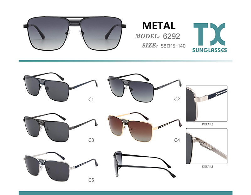 Wholesale Metal Sunglasses 6292 Gafas De Sol De Metal 6292 al por mayor
