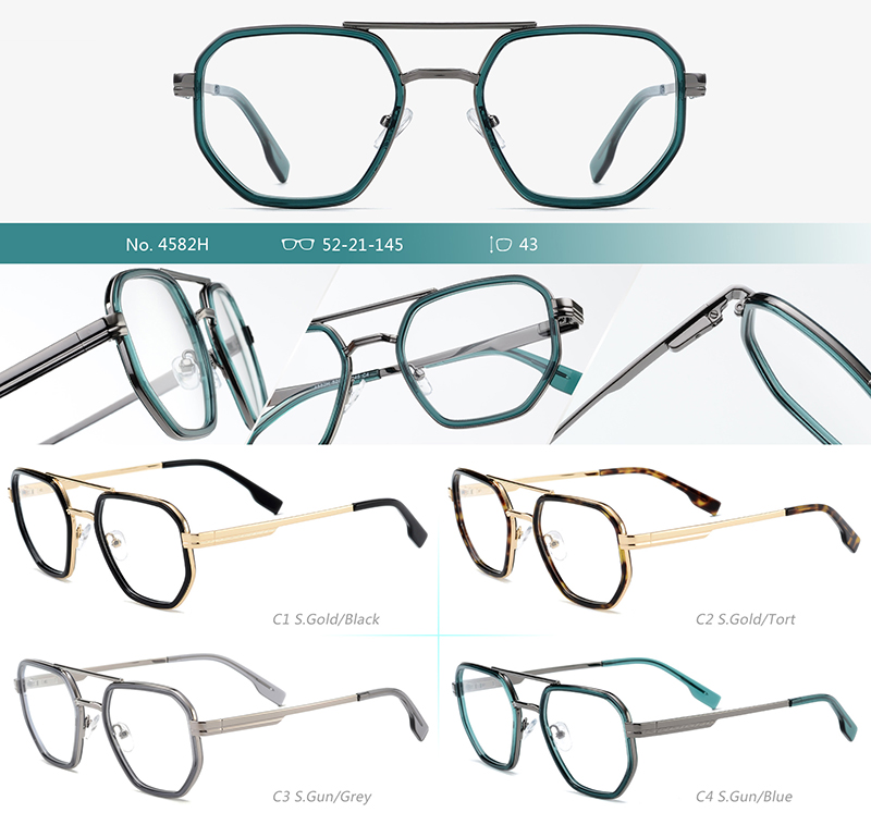 Wholesale Metal Glasses Frames 4582H Venta al por mayor Marcos de gafas de metal 4582H