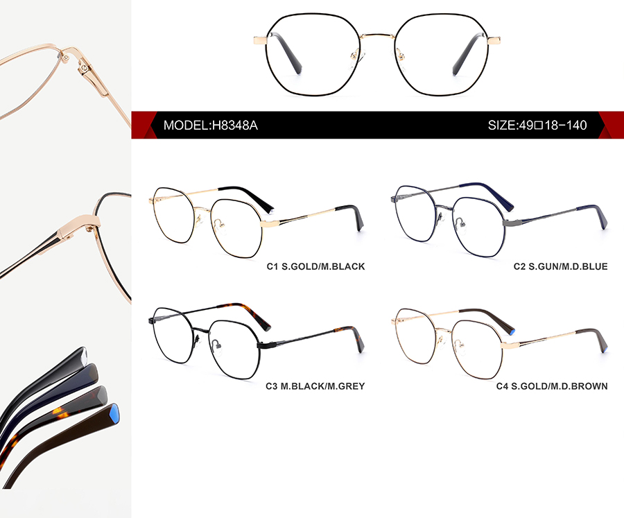 eyewear glasses frames H8348A monturas de gafas H8348A