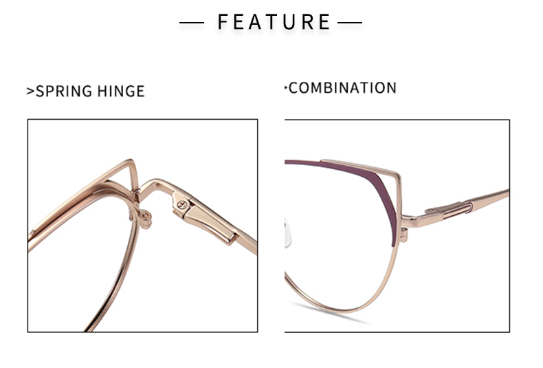 Gafas con montura metálica Moda IU-LM1006_03