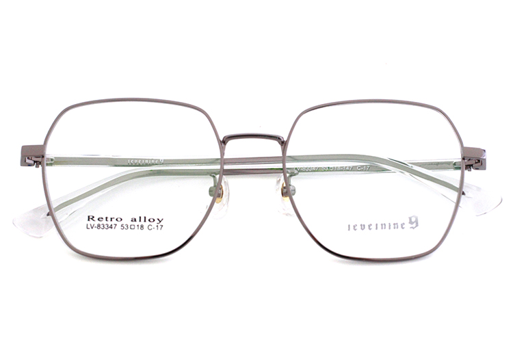 Gafas graduadas cuadradas metálicas - Gun