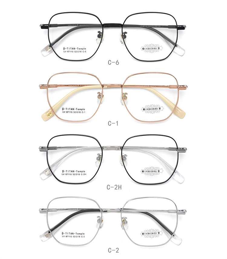 87110 Anteojos de titanio de alta calidad