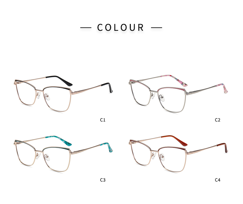 Gafas de ojo de gato para mujer_color