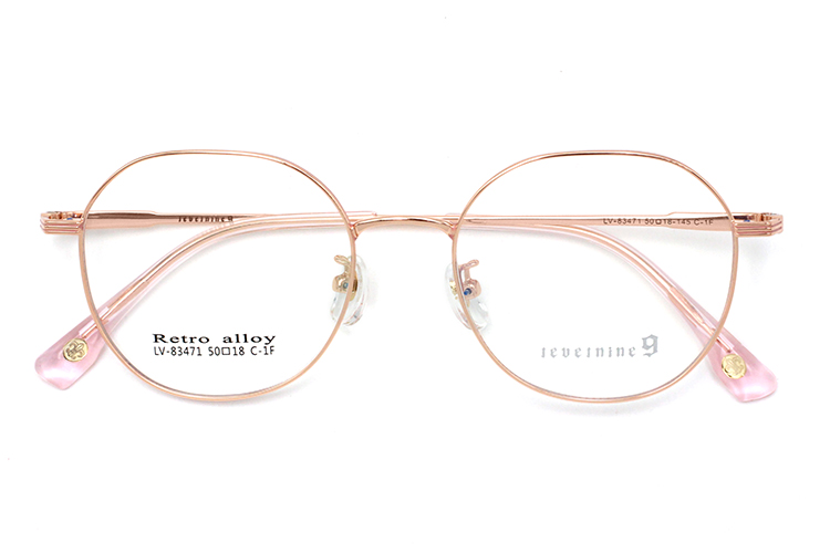 Marcos de metal óptico de alta calidad - Oro rosa