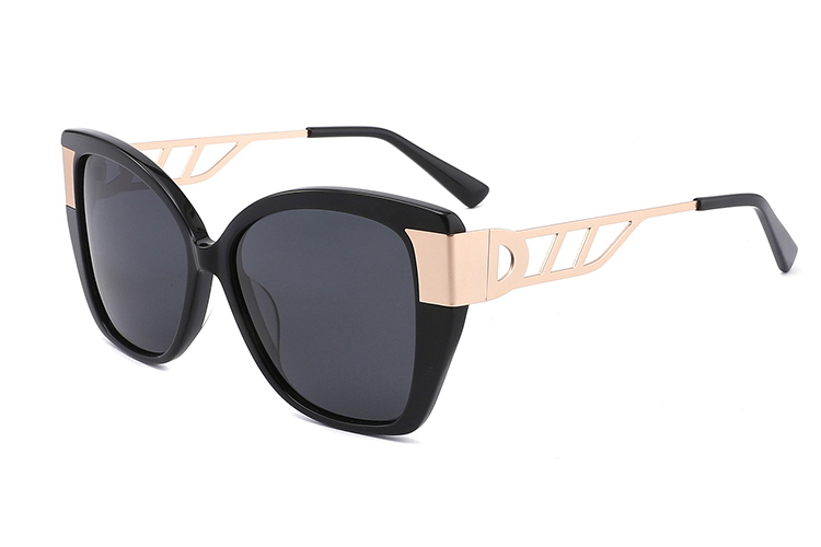 Gafas de sol de metal de acetato-YD1046T