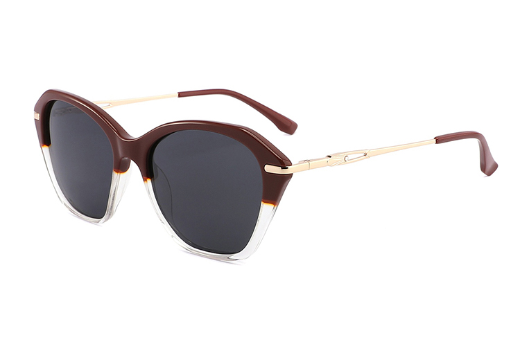 Gafas de sol de metal de acetato-ZD8812T