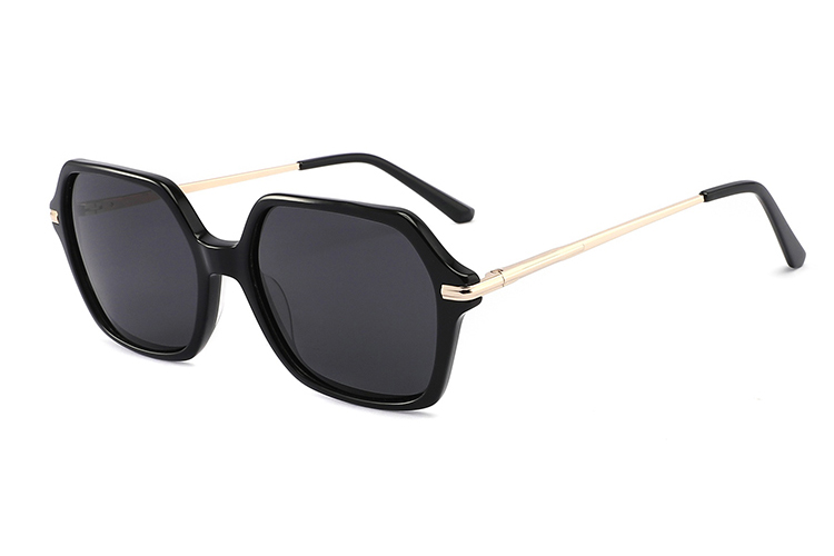 Gafas de sol de metal de acetato-ZD8828T