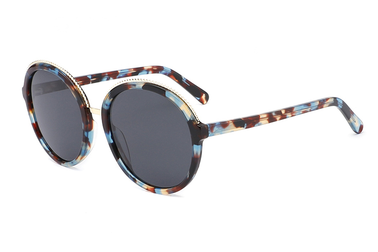 Gafas de sol de metal de acetato-YD1042T