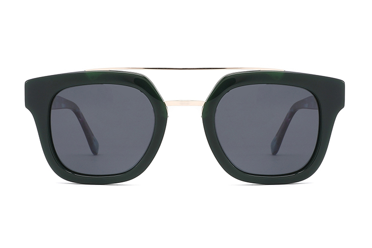 Gafas de sol de metal de acetato-YD1047T