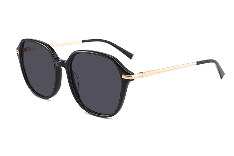 Gafas de sol de metal de acetato-ZD8819T