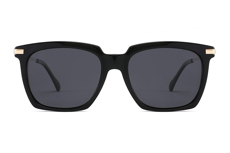 Gafas de sol de metal de acetato-ZD8813T