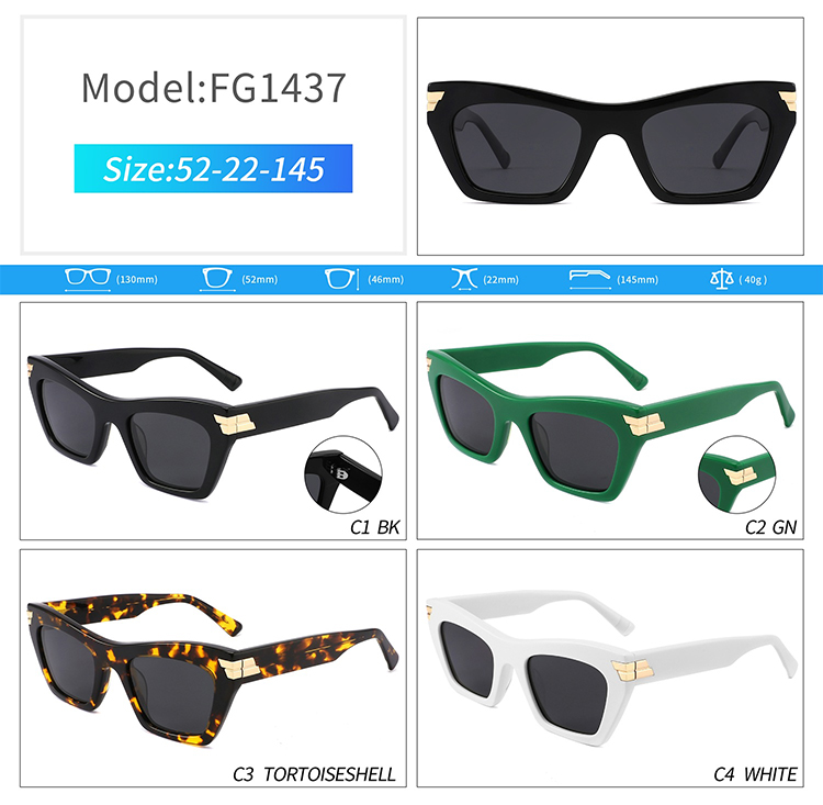 FG1437-gafas de sol de lujo para hombre.