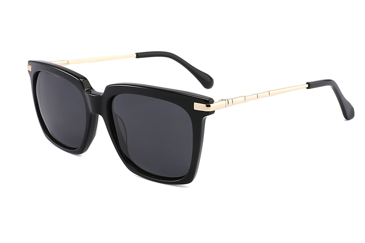 Gafas de sol de metal de acetato-ZD8813T