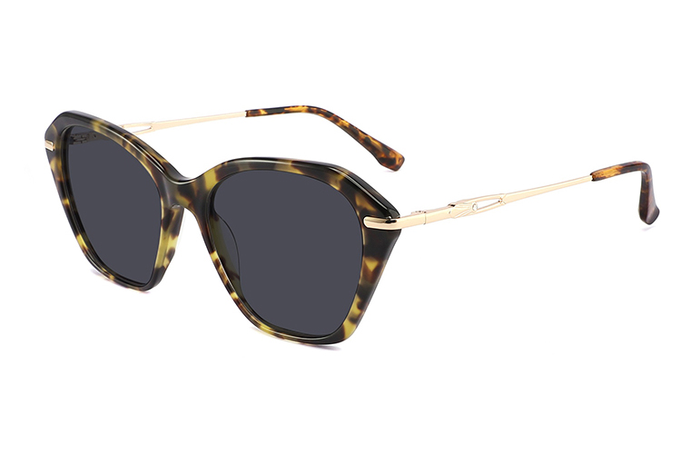 Gafas de sol de metal de acetato-ZD8812T