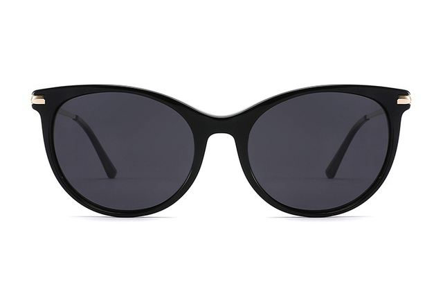 Gafas de sol vintage de metal y acetato con forma de ojo de gato-ZD8829T