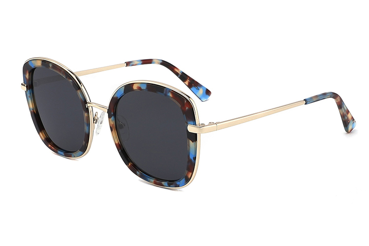 Gafas de sol de metal de acetato-YD1041T