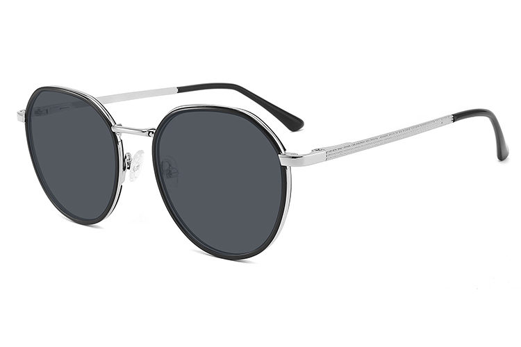 Gafas de sol de metal de acetato-FG1107T