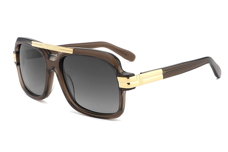 Gafas de sol de metal de acetato-YD1051T