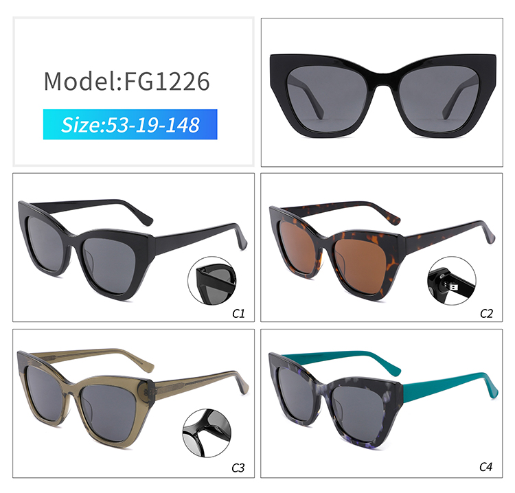 FG1226-gafas de sol de alta gama