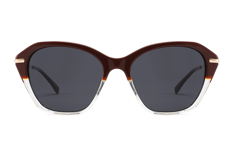 Gafas de sol de metal de acetato-ZD8812T