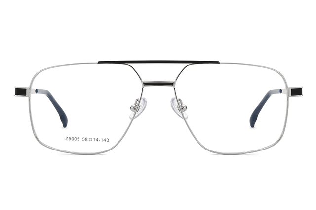 Gafas con montura metálica de aviador HT5005