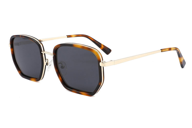 Gafas de sol de metal de acetato-YD1049T