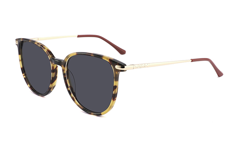 Gafas de sol de metal de acetato-ZD8816T