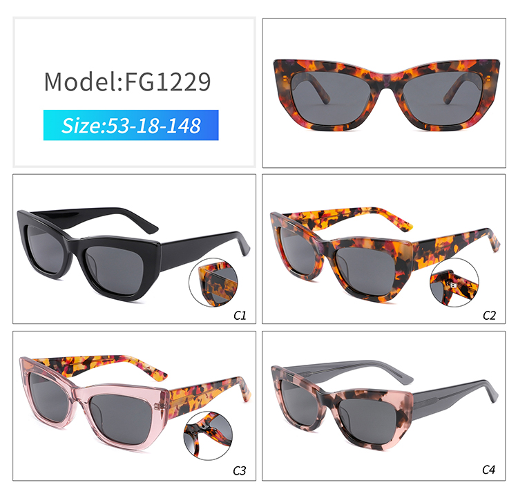 FG1229-gafas de sol de lujo para mujer.