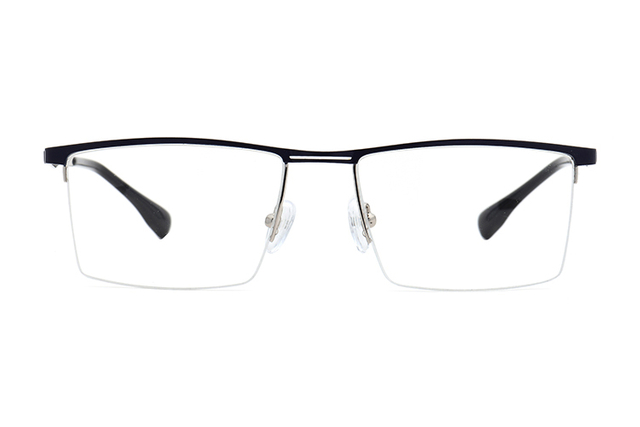 Monturas de gafas para hombre de media montura WX21007