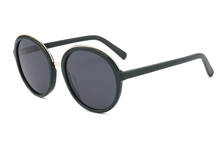 Gafas de sol de metal de acetato-YD1042T