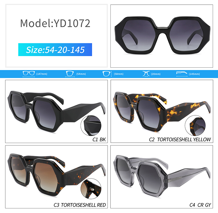 YD1072-gafas de sol hombre acetato