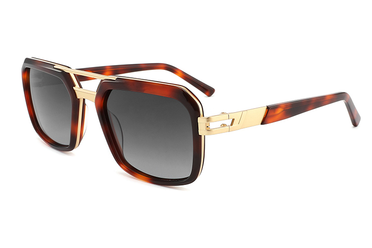 Gafas de sol de metal de acetato-YD1053T